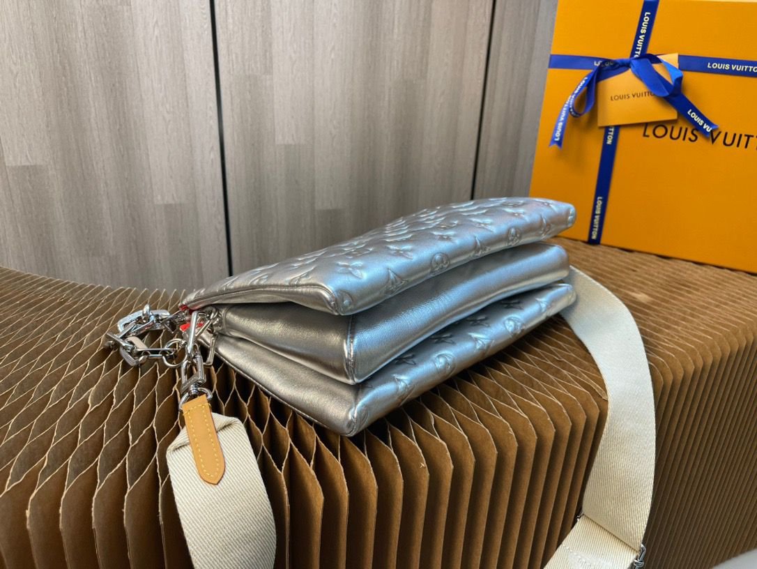 Louis Vuitton Coussin PM Monogram 10.2 Inches Silver