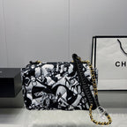 Chanel Flap Bag 30cm Black And White