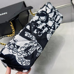 Chanel Flap Bag 30cm Black And White