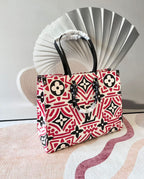 Louis Vuitton On The Go GM Tote Bag 16 Inches Red