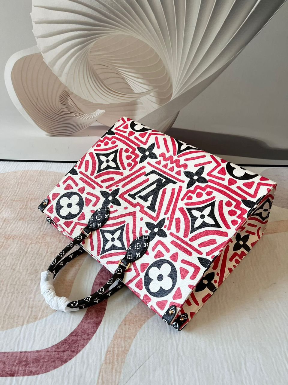 Louis Vuitton On The Go GM Tote Bag 16 Inches Red