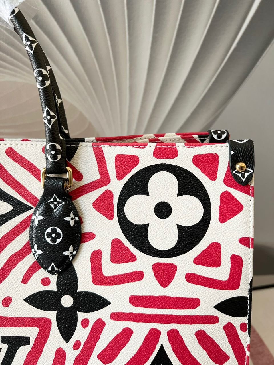 Louis Vuitton On The Go GM Tote Bag 16 Inches Red