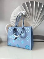 Louis Vuitton By The Pool OnTheGo MM Bag 35cm Monogram Empreinte Canvas Leather Spring/Summer Collection Blue