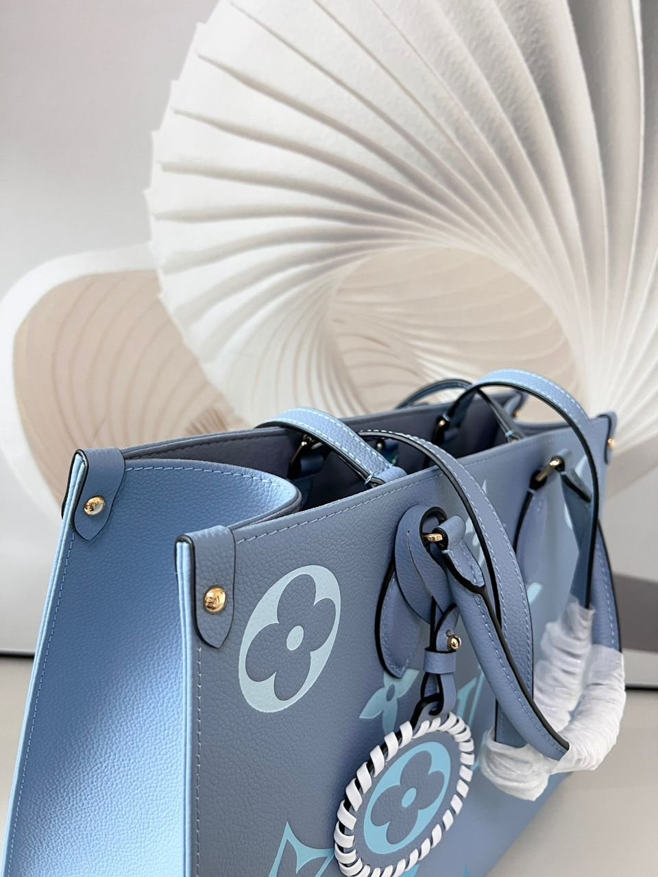Louis Vuitton By The Pool OnTheGo MM Bag 35cm Monogram Empreinte Canvas Leather Spring/Summer Collection Blue