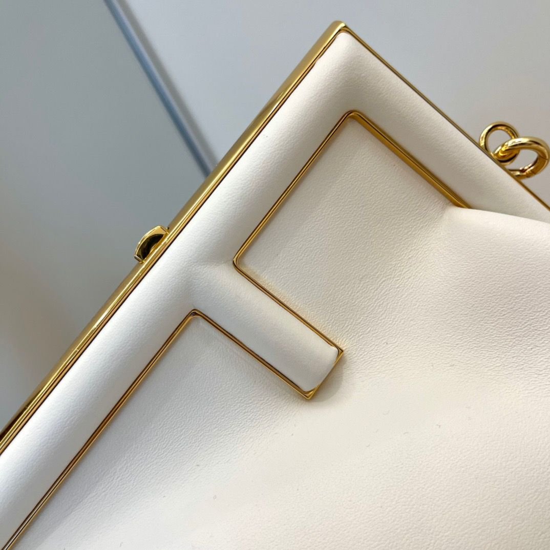 Fendi Mini Crossbody 26cm White