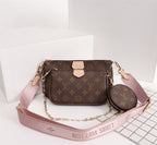 Louis Vuitton Multi Pochette Accessoires Monogram Canvas Fall/Winter Collection M44840, Rose Clair
