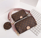 Louis Vuitton Multi Pochette Accessoires Monogram Canvas Fall/Winter Collection M44840, Rose Clair