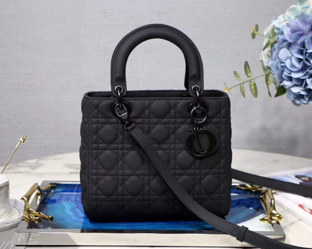 Christian Dior Mini Lady Dior Bag 24cm Black