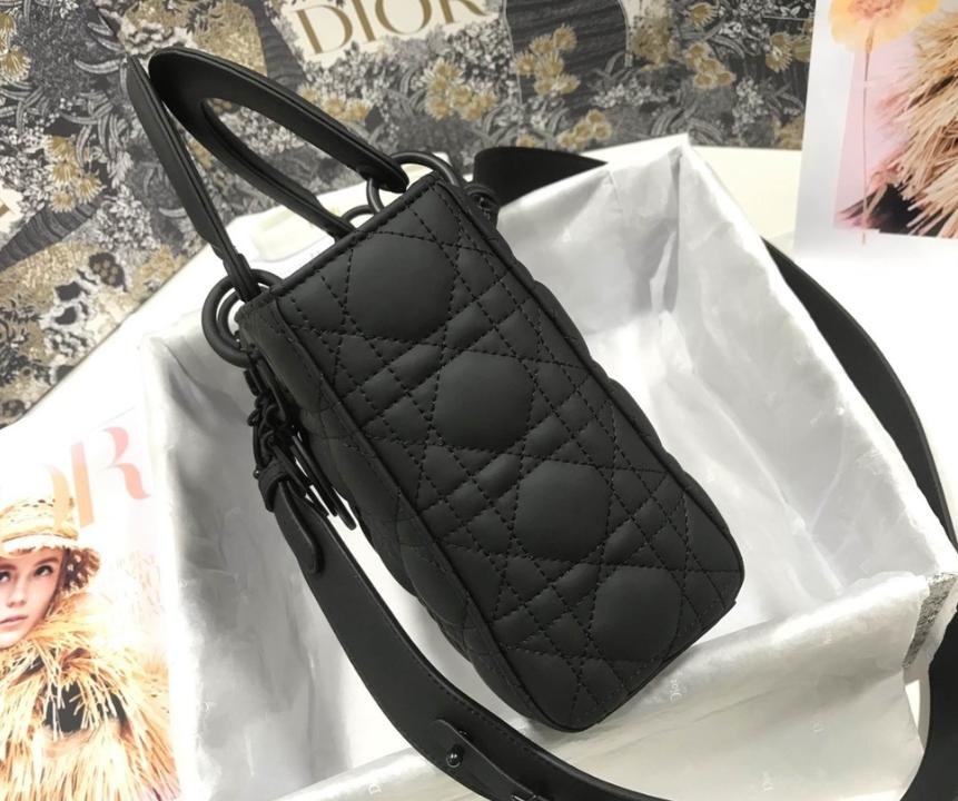 Christian Dior Mini Lady Dior Bag 24cm Black