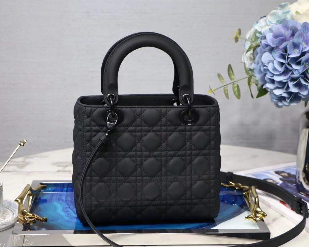 Christian Dior Mini Lady Dior Bag 24cm Black