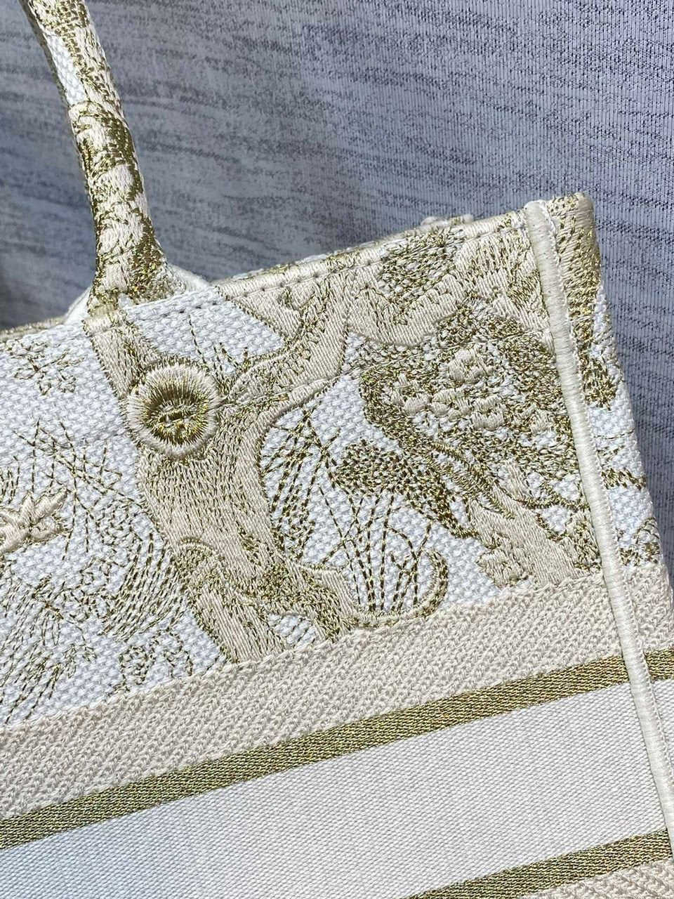 Christina Dior Medium Book Tote Bag 36cm Beige