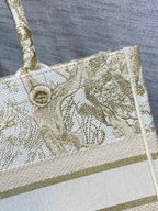 Christina Dior Medium Book Tote Bag 36cm Beige