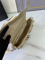 Prada Pocket Nylon And Brushed Bag Beige For Women, Women’s Bags 9in/23cm 1BD295_789_F0F24_V_BFO – Vipfasbags