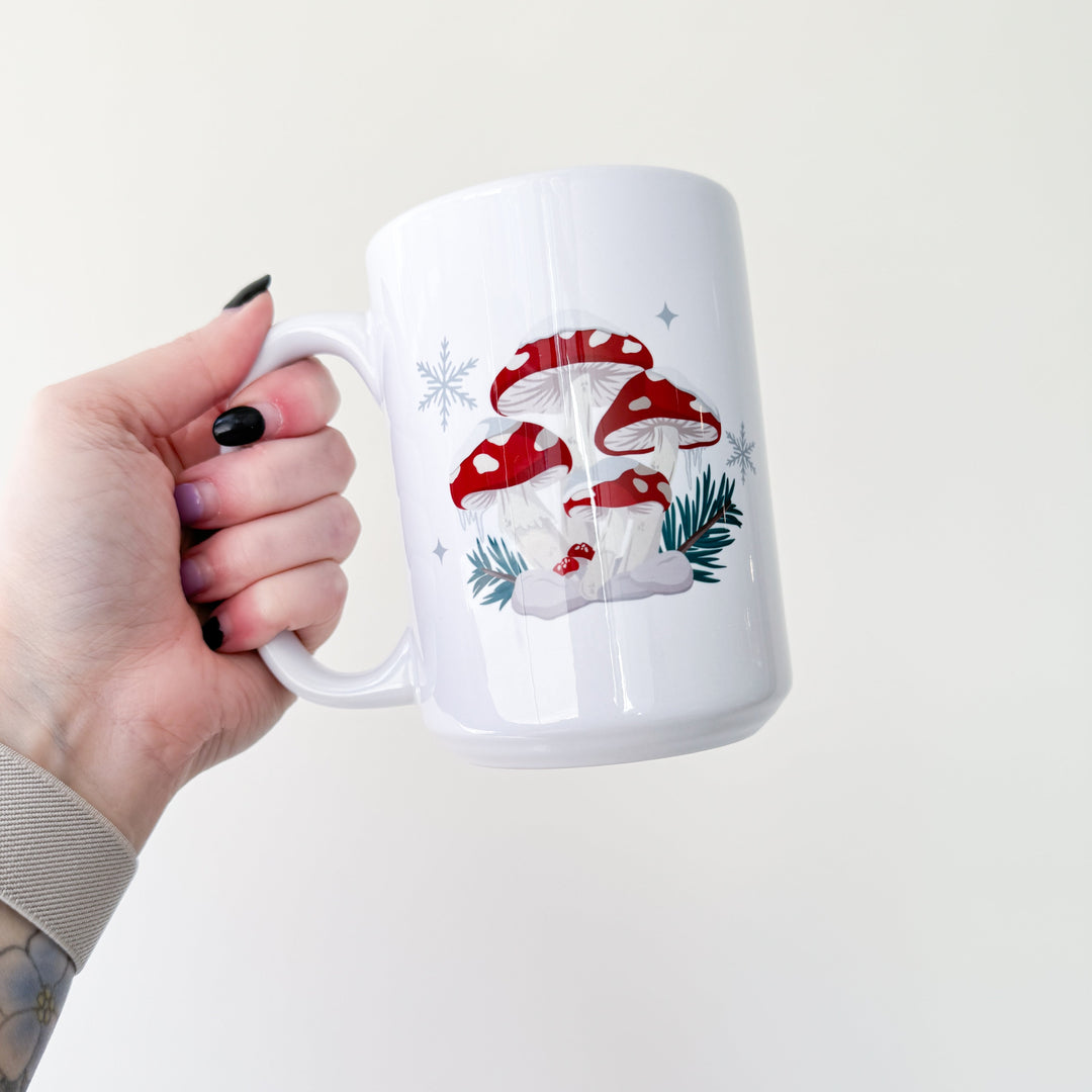 Gnome with Mushrooms Mug