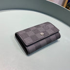 Louis Vuitton 6 Key Holder Damier 10cm Grey