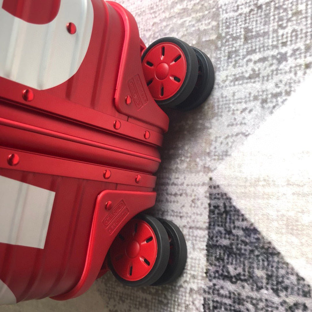 Louis Vuitton x Supreme Rolling Vali In Red 26 Inch