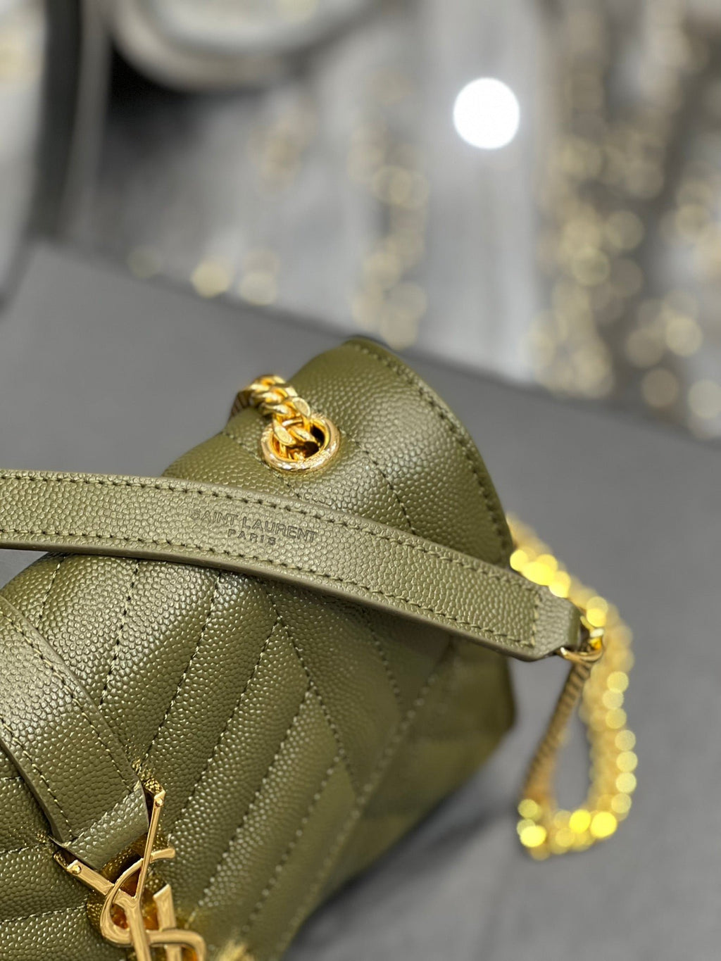 Saint Laurent Small Bag In Mix Matelasse 21cm
