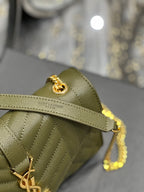 Saint Laurent Small Bag In Mix Matelasse 21cm