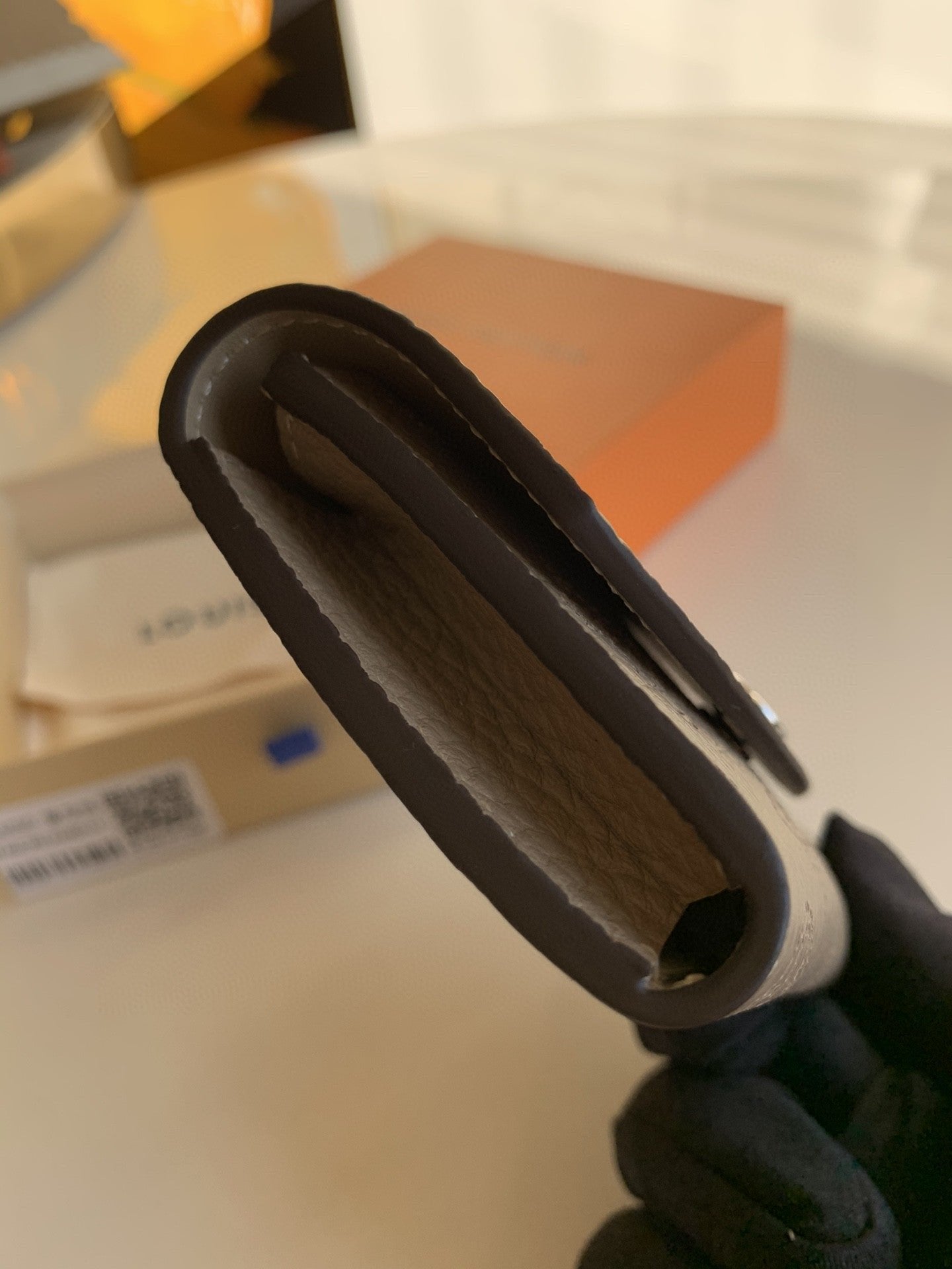 Louis Vuitton Monogram Empreinte Wallet 19cm Brown
