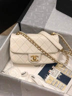 Chanel Mini Flapbag 20cm White