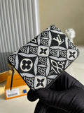 Louis Vuitton Monogram Empreinte Wallet 11cm Black