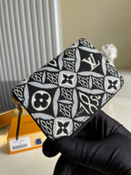 Louis Vuitton Monogram Empreinte Wallet 11cm Black
