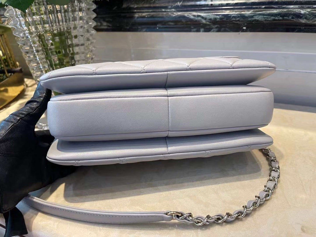 Chanel Classic Flap Bag 25cm Grey