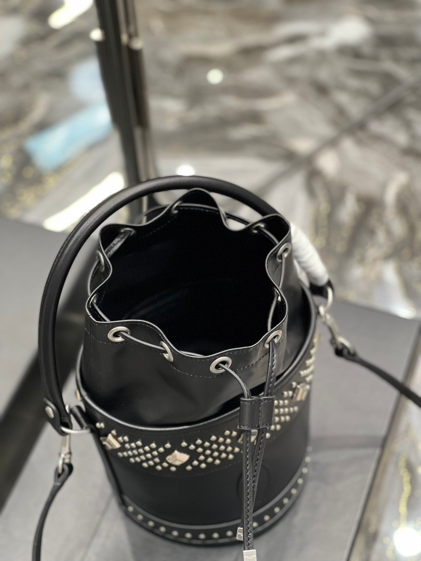 Saint Laurent Bahia Bucket Bag 25cm
