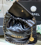Chanel 22 Large Handbag 41cm Black
