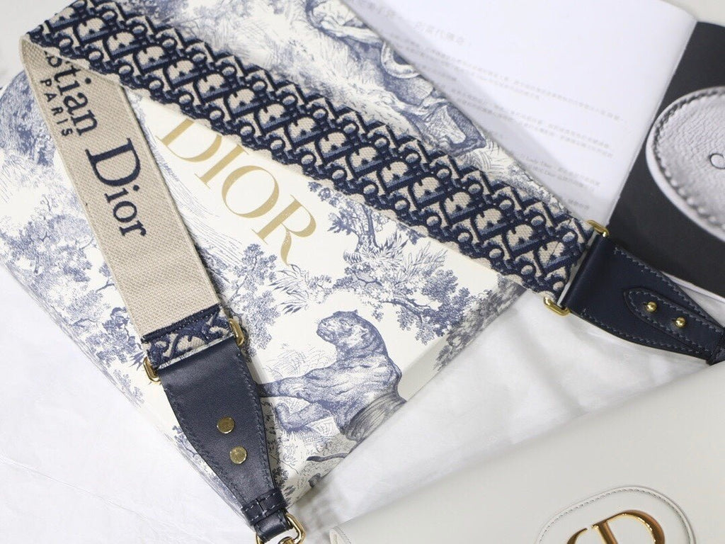 Christian Dior White Crossbody Bag 27cm