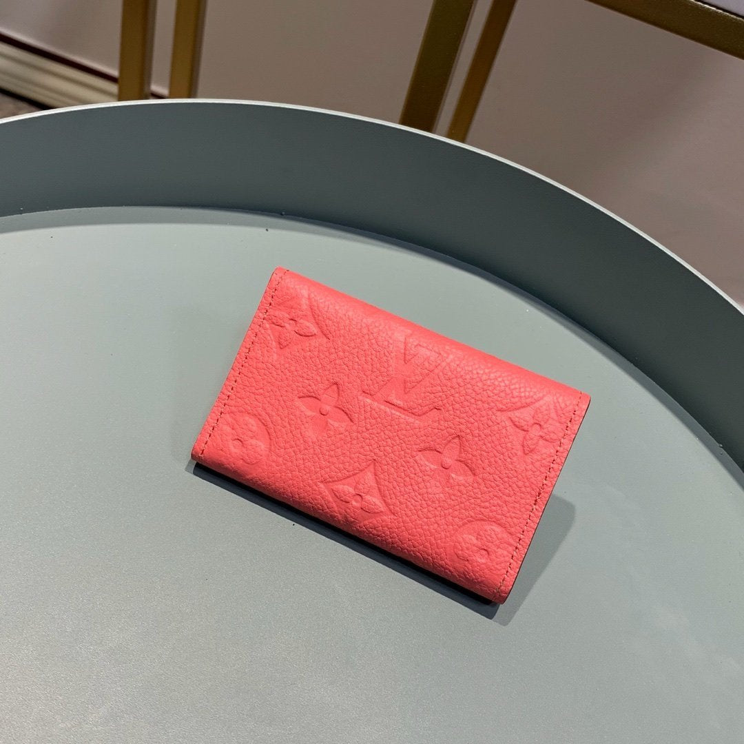 Louis Vuitton Monogram Wallet 10cm Pink
