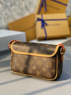 Louis Vuitton Tikal PM Monogram Canvas For Women, Women’s Handbags, Shoulder Bags 23cm LV M40078