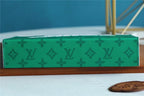 Louis Vuitton Pochette Voyage MM Vintage Monogram Canvas Green By Virgil Abloh For Fall-Winter, Men’s Travel Accessories 27cm LV M80803