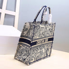 Christian Dior Blue Handle Bag 42cm