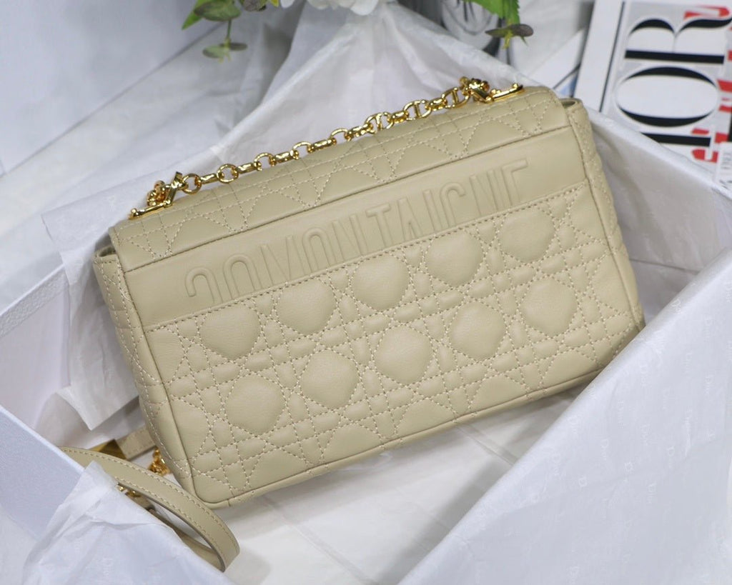 Christian Dior Beige Caro Bag 26cm