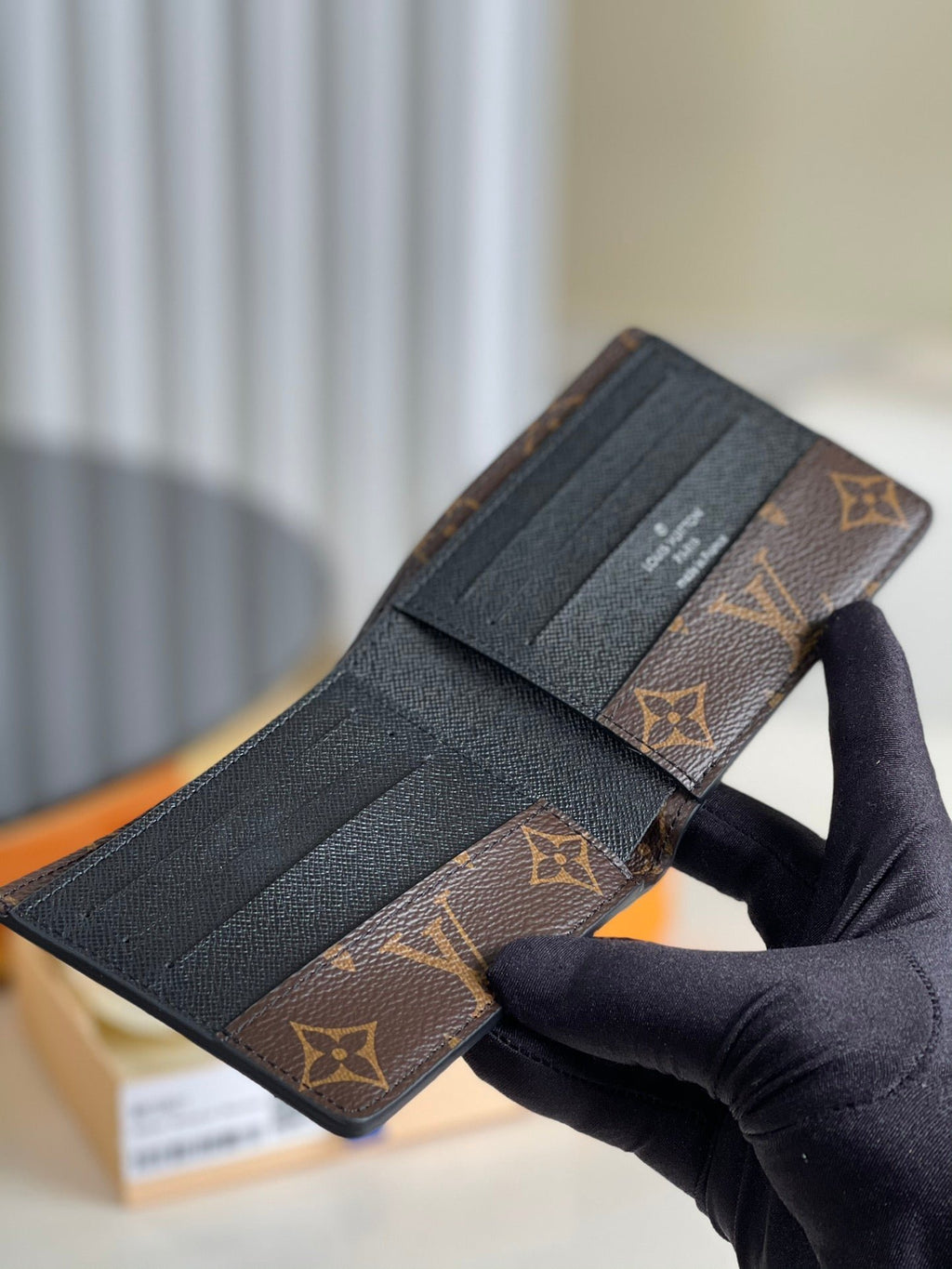 Louis Vuitton Monogram Empreinte Wallet 11cm Black