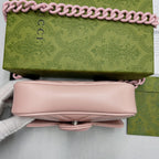Gucci Marmont Super Mini Bag Pink For Women, Women’s Bags 6.2in/17cm