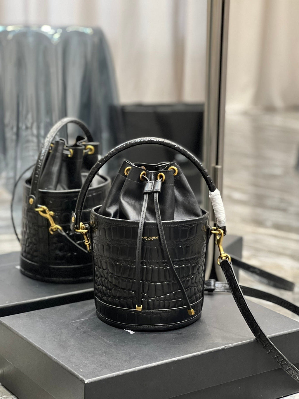 Saint Laurent Bahia Bucket Bag 25cm