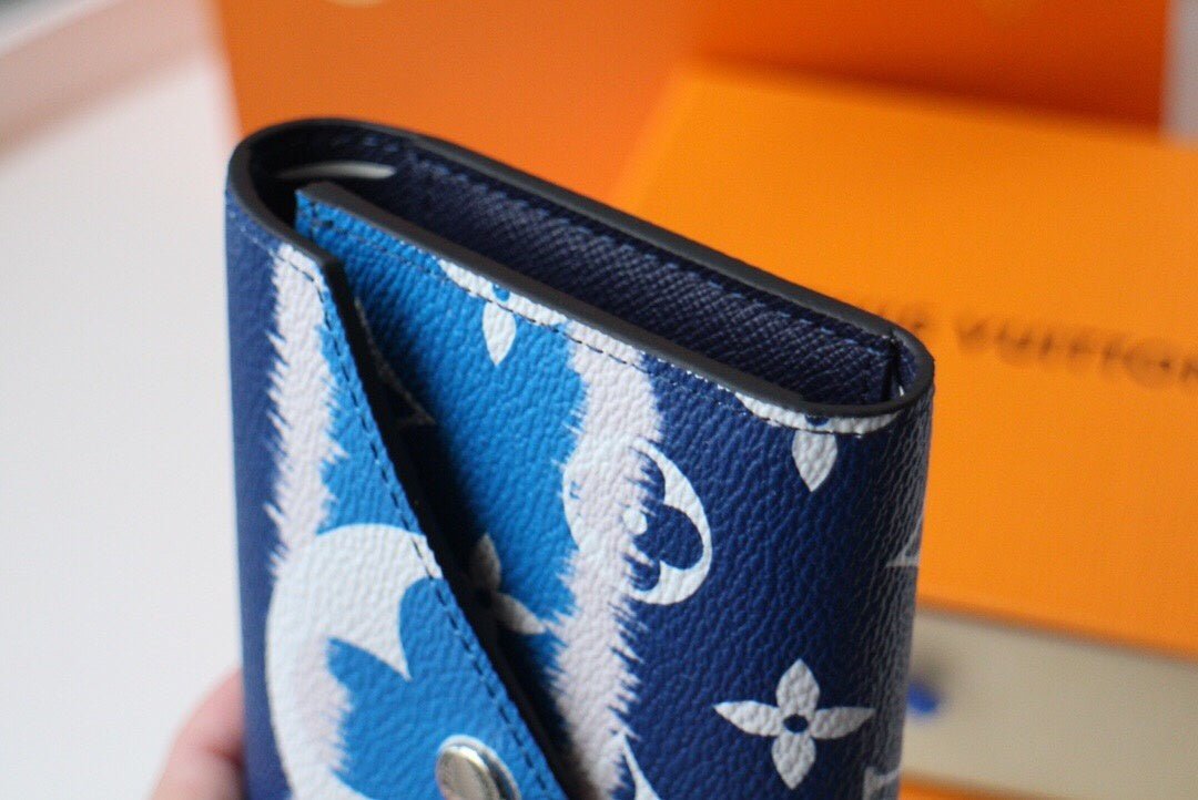 Louis Vuitton Monogram Wallet 12cm Blue