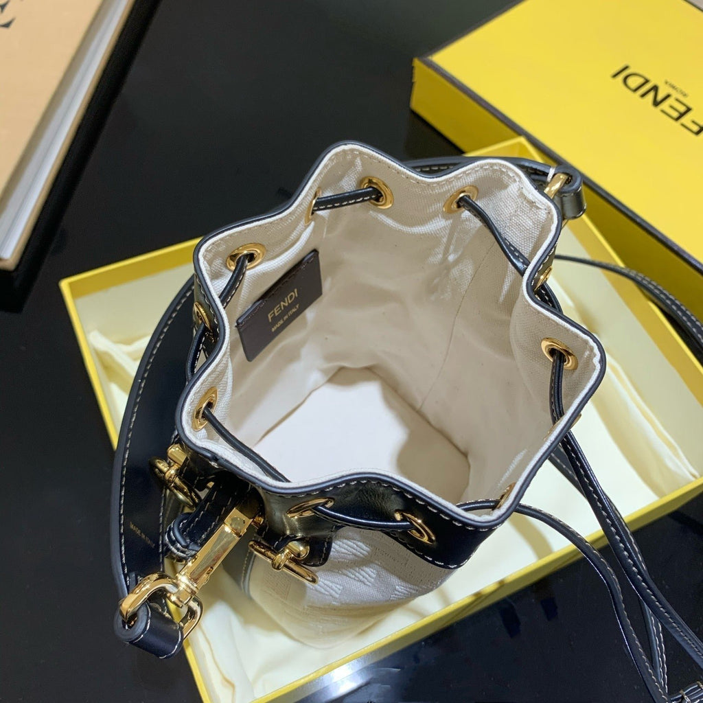 Fendi Handle Bag 12cm White