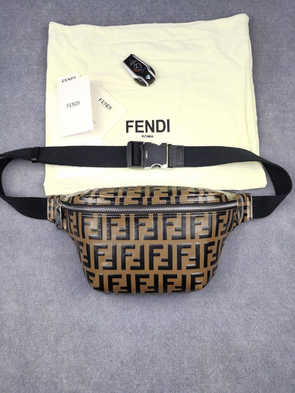 Fendi Belt Bag 18cm Brown