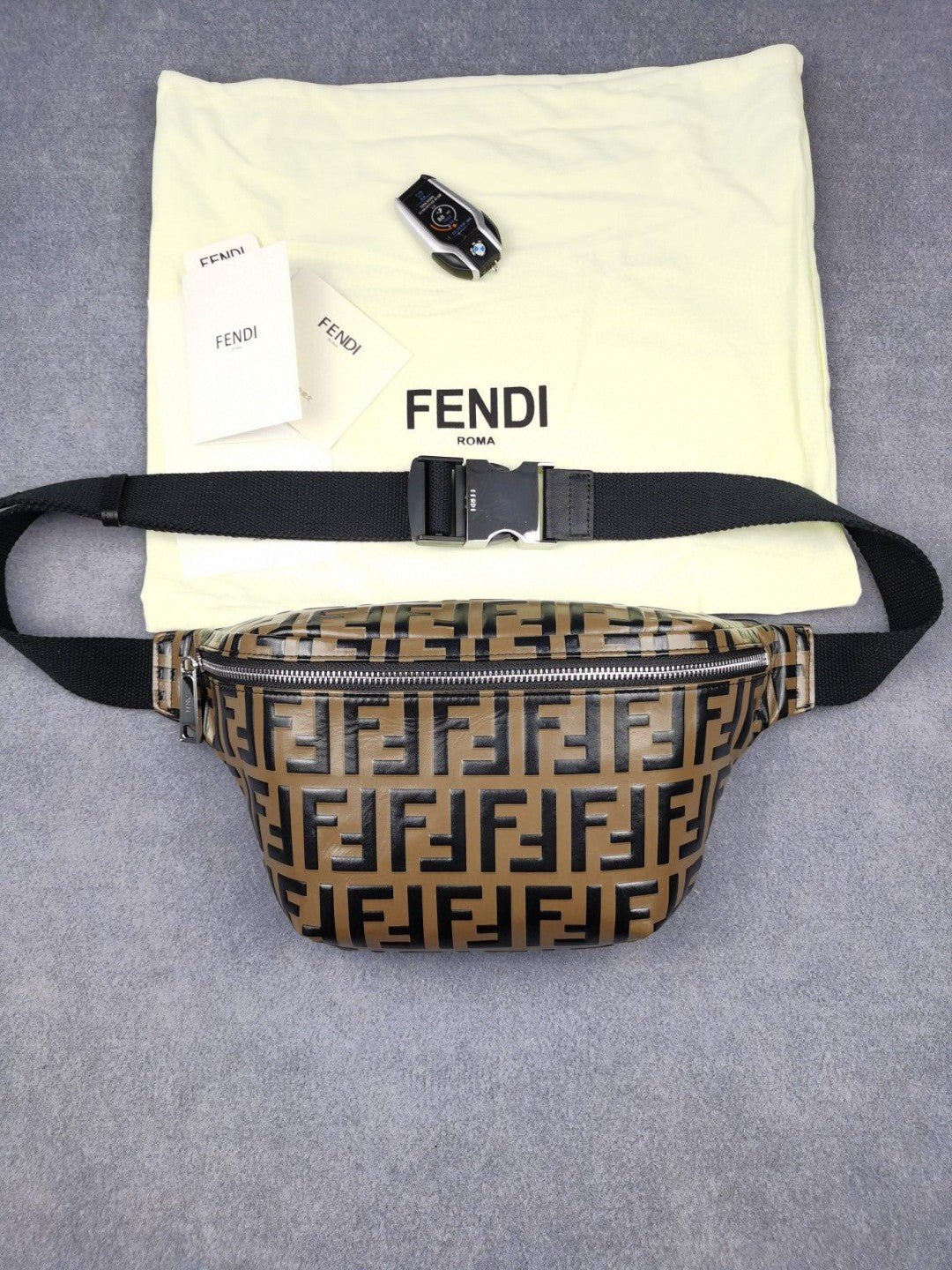 Fendi Belt Bag 18cm Brown