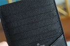 Louis Vuitton ID Card Holder Monogram Canvas Black For Men, Men’s Wallet 13cm LV N60378