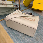 Fendi Sunshine Handle Bag 36cm Beige