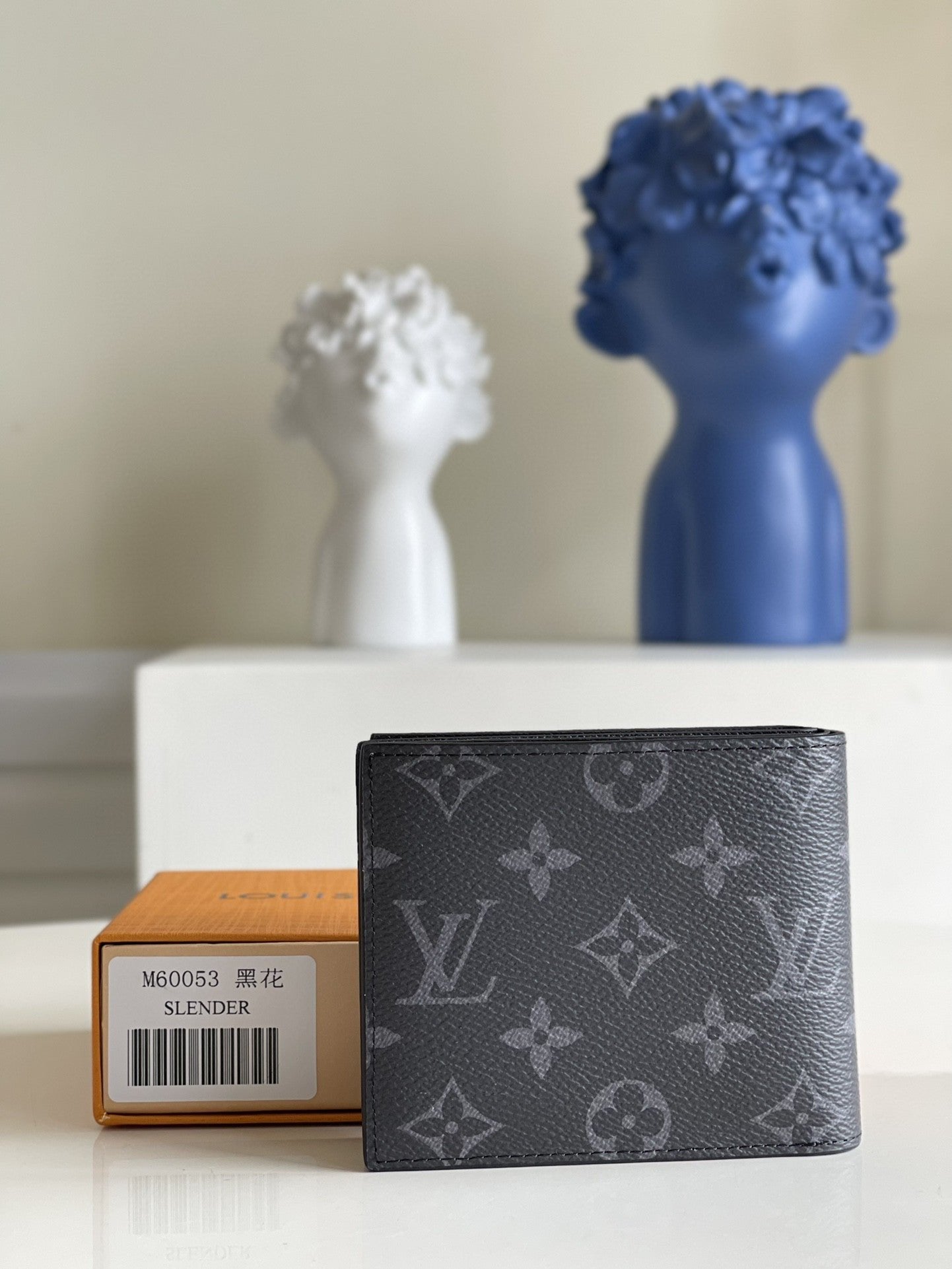 Louis Vuitton Amerigo Wallet 12cm Black