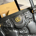 Gucci GG Medium Tote Black For Women, Women’s Bags 15in/38cm