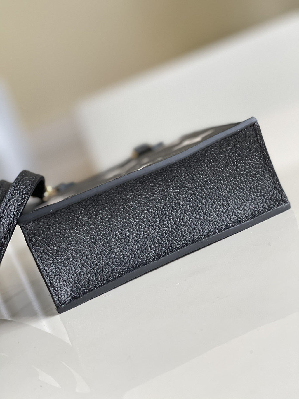 Louis Vuitton Monogram Empreinte Bag 14cm Black