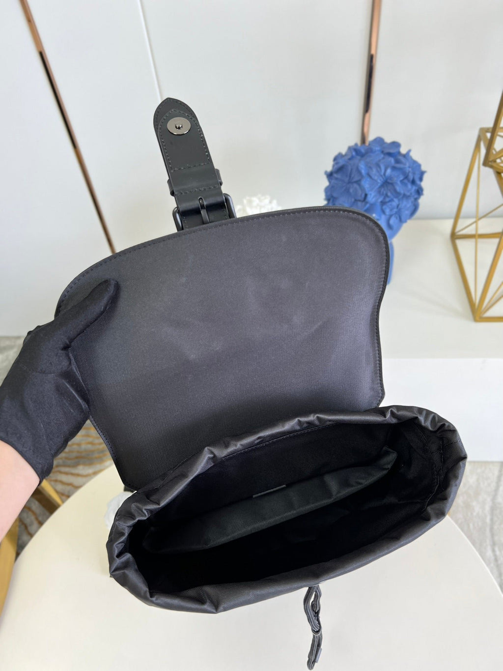 Louis Vuitton Saumur Backpack 42cm Black