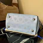 Louis Vuitton Handle Bags 23cm White-Blue