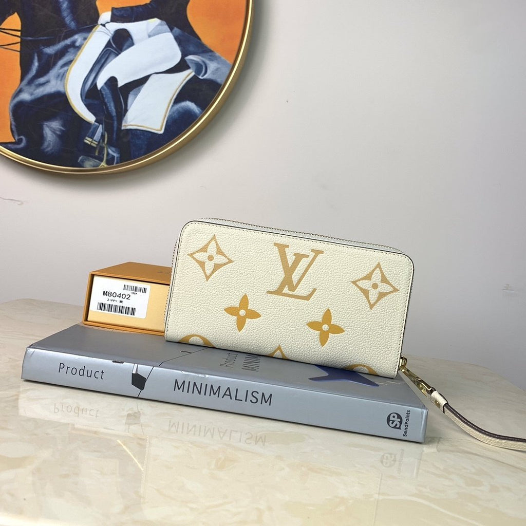 Louis Vuitton Zippy Wallet 20cm White